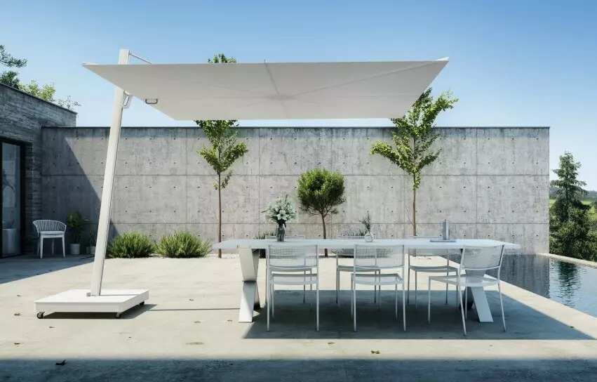 Ombrelone Versa Umbrosa — instalado em área externa com piscina, área gourmet ou varanda extensa — foto 2