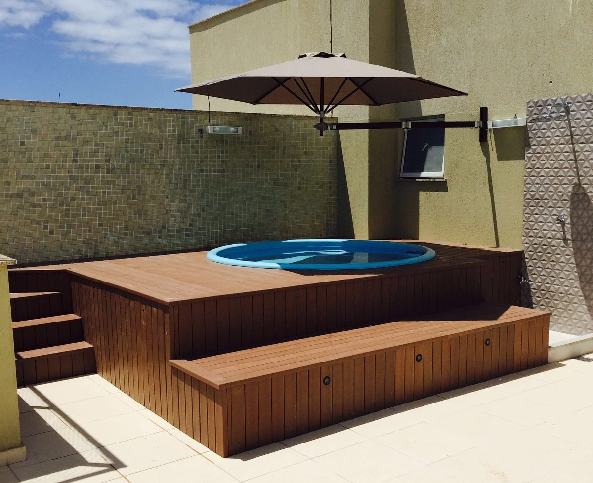 Ombrelone Wallflex Umbrosa — fixado em parede de varanda, corredor ou espaço reduzido — foto 5