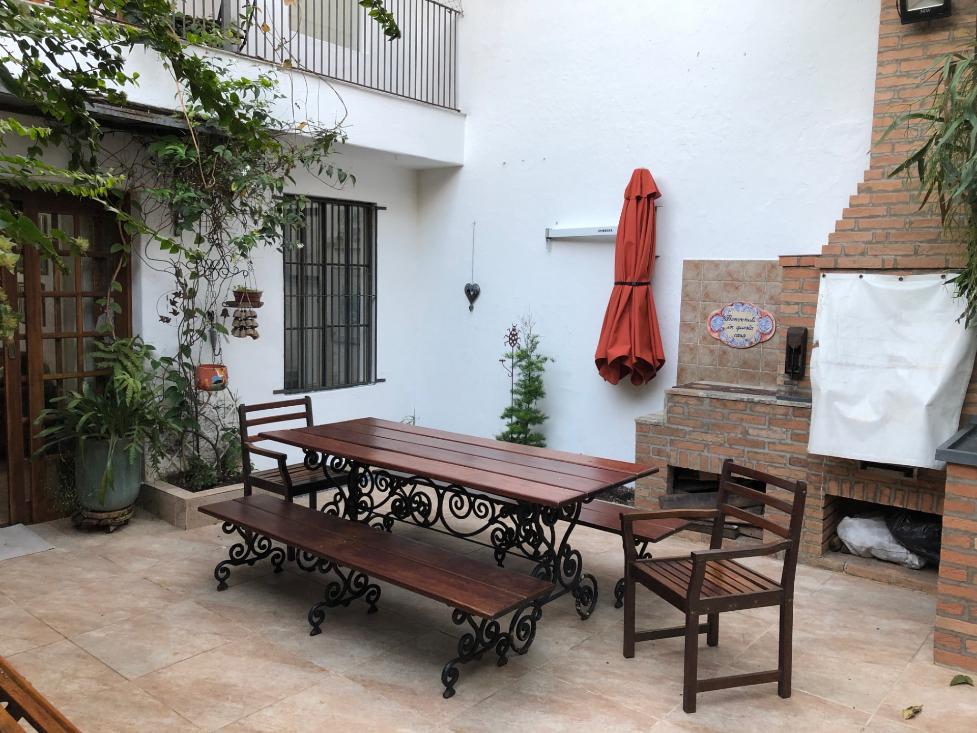 Ombrelone Wallflex Umbrosa — fixado em parede de varanda, corredor ou espaço reduzido — foto 3